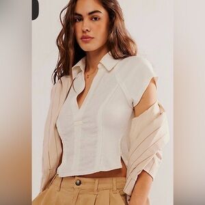 Free People We the Free Castaway Polo